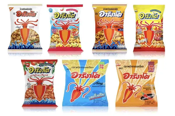 ARINGATO Cuttlefish Cracker & Seasoned Cuttlefish Cracker