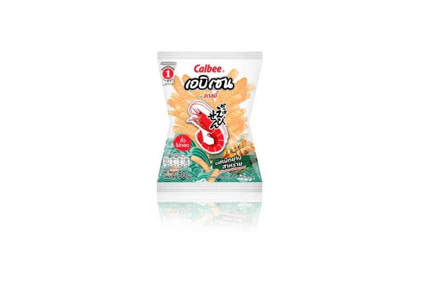 CALBEE EBISEN, Prawn Crackers Grilled Squid Seaweed - 50 g