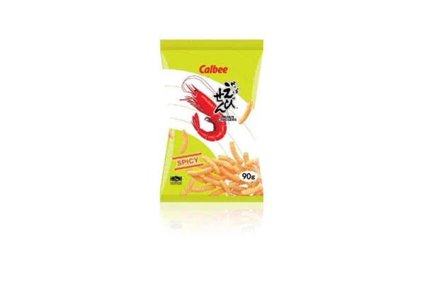 CALBEE EBISEN Prawn Crackers, Spicy - 90 g 