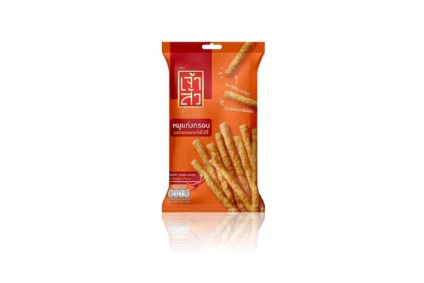CHAOSUA Crunchy Pork Snack, Hot&Spicy - 45 g