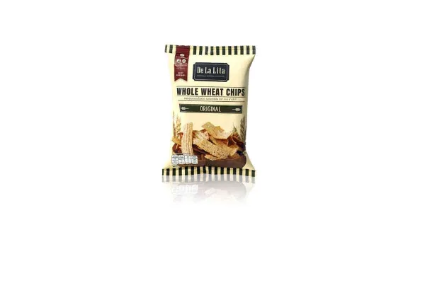 DE LA LITA, Whole Wheat Chips Original - 30 g