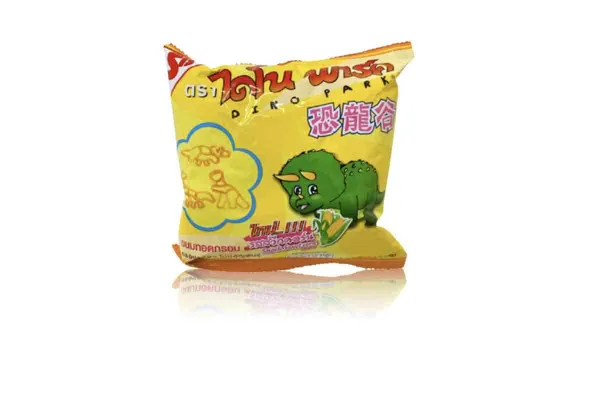DINOPARK Cracker, Sweet Corn Flavor - 10 g
