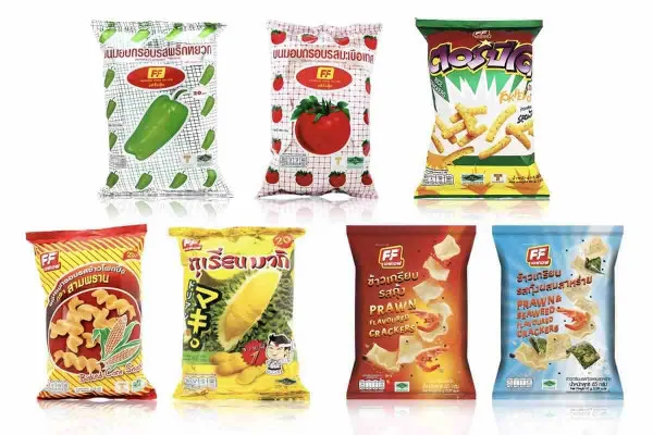 FF Tomato & Bell Pepper Chips With a Variety of Flavors