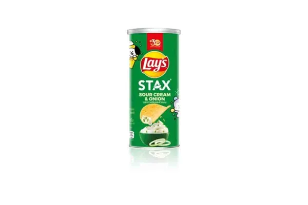 LAY'S STAX Canister, Sour Cream & Onion - 65 g