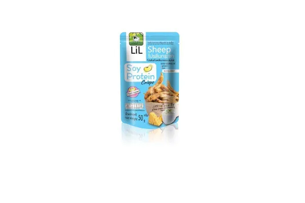 LILSHEEP Soy Protein Crisps, Sour Cream and Cheese Flavor - 50 g