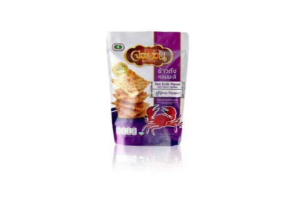 JORNGUAN Rice Cracker, Jasmine Rice Cracker with Flossy Chicken -  90 g