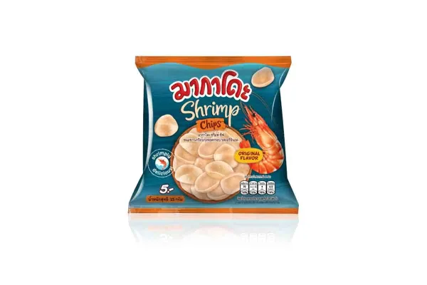 MAKADO Shrimp Chips, Original - 15 g