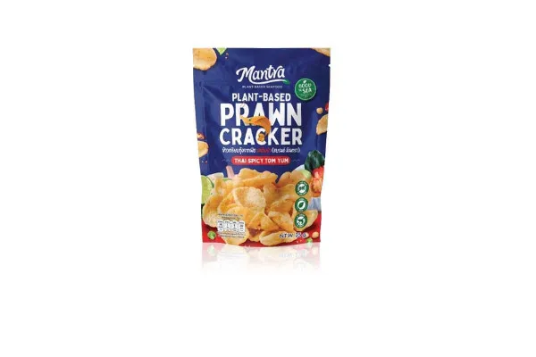 MANTRA Vegan Plant-Based Prawn Cracker Thai Spicy Tom Yum - 25 g