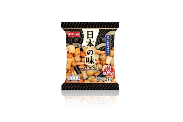 MIZUHO Rice and Bean Cracker, Original Mix - 27 g 