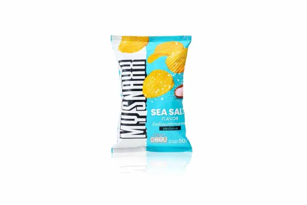 MY SNAXX, Crispy Baked Potato Chips Sea Salt - 50 g