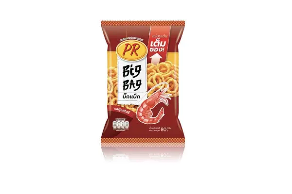 P.R. Shrimp Cracker Big Bag, Spicy Shrimp - 80 g 