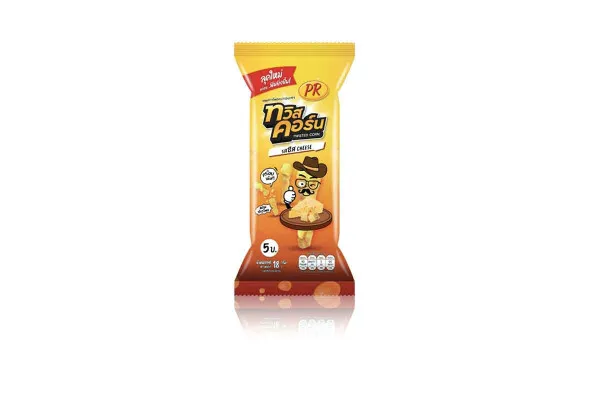 P.R. TWISTCORN Corn Snack, Cheese - 18 g 