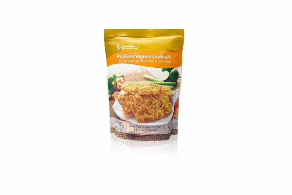 PUENG NGEE CHIANG Crispy Rice Crackers, Flossy Pork with Tom Yum - 100 g