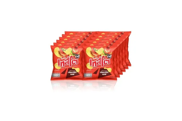 TASTO, Ridge Potato Chip, BBQ - 11 g