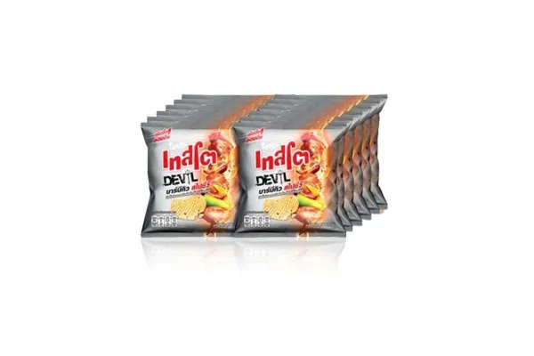 TASTO, Ridge Potato Chip, Devil Emperor Chili - 11 g