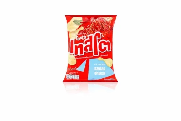 TASTO Ridge Potato Chip, 3-Flavor Fish - 69 g