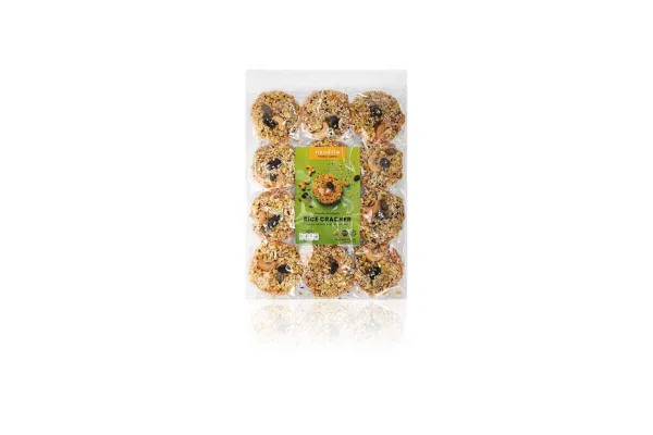 THONG AMPAI Rice Cracker with topping, Grain & Nut - 180 g