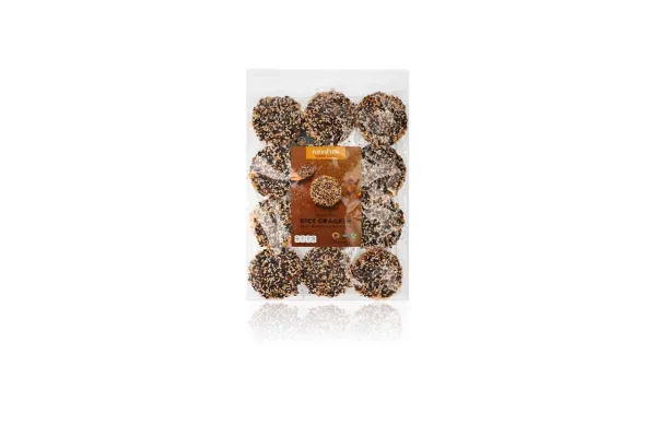 THONG AMPAI Rice Cracker with topping, Sesame Seeds - 180 g