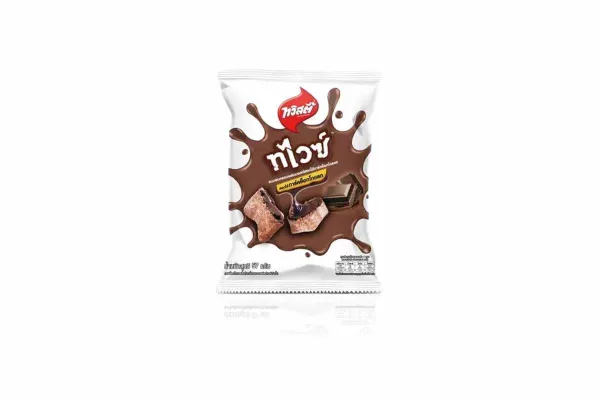 TWISTIES Twice Rice & Corn Snack, Dark Chocolate - 57 g 