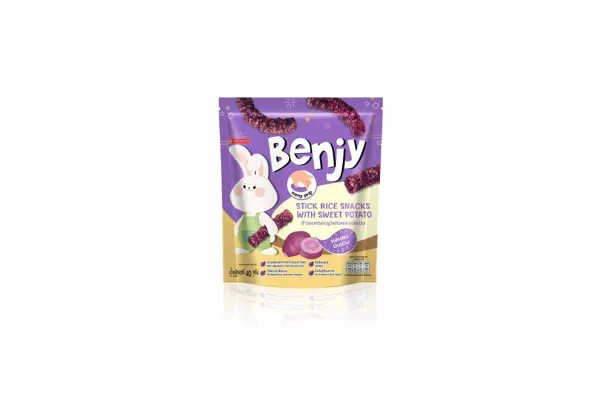 VFOODS BENJY, Stick Rice Snacks with Sweet Potato - 40 g