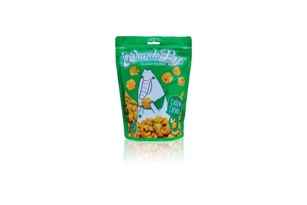 WONDERPUFF Gourmet Popcorn, Cashew Caramel - 198 g