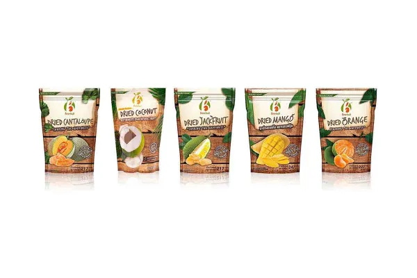 BENEFRUIT Thai Dried Fruit in Wooden Bags