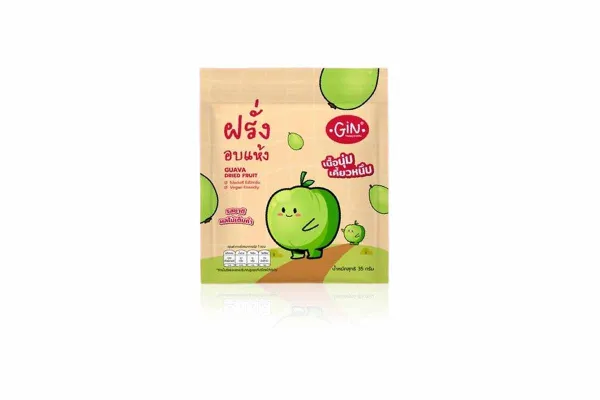 GIN HAPPY SNACKS, Dried fruits Guava - 35 g