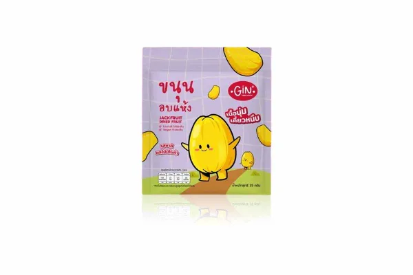 GIN HAPPY SNACKS, Dried fruits Jackfruit - 35 g