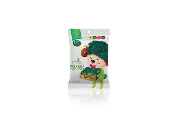 GREENDAY Mini Crispy, Broccoli - 9 g 