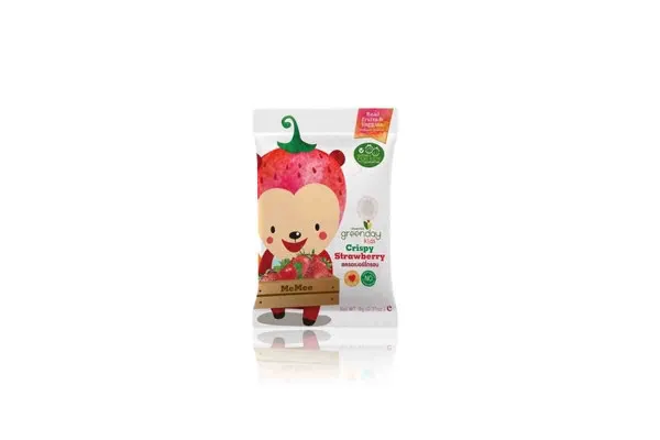 GREENDAY Mini Crispy, Strawberry - 9 g 