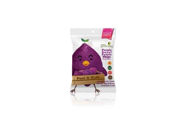 GREENDAY Mini Crispy, Purple Sweet Potato - 12 g