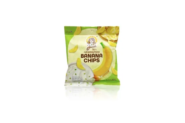JIDA Banana Chips Sour Cream & Onion - 30 g