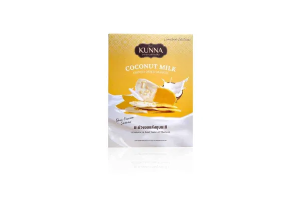 KUNNA Dipped Dried Mango, Coconut Milk - 108 g
