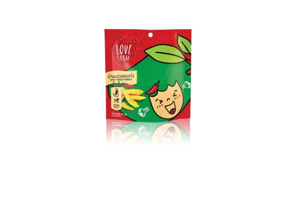 LOVE FARM, Spicy Dried Mango - 30 g