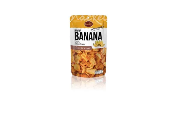 NACKET, Crispy Namwa Banana Chips  Natural Flavor - 120 g