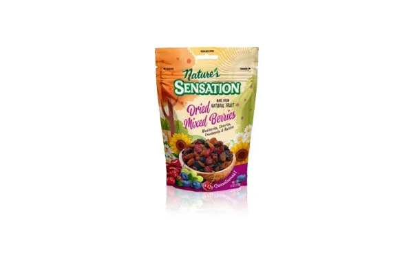 NATURE'S SENSATION Dried Fruit, Dried Mixed Berries (Cranberries, Cherries, Blueberries, Golden Raisins) - 170 g
