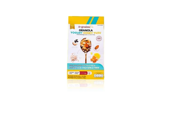A-GRAINS Granola Pro, Yogurt Honey Yuzu - 250 g