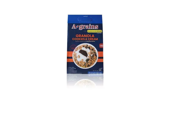 A-GRAINS Granola, Cookies & Cream - 225 g
