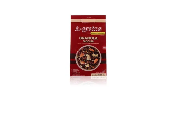 A-GRAINS Granola, Mocha - 225 g