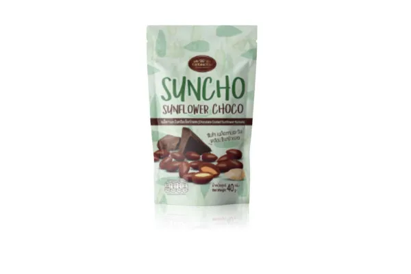 SUNCHO Choco-Coated Sunflower Kernels - 40 g 