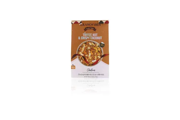 GRANOVIBES, Toffee Nut & Crispy Coconut - 300 g