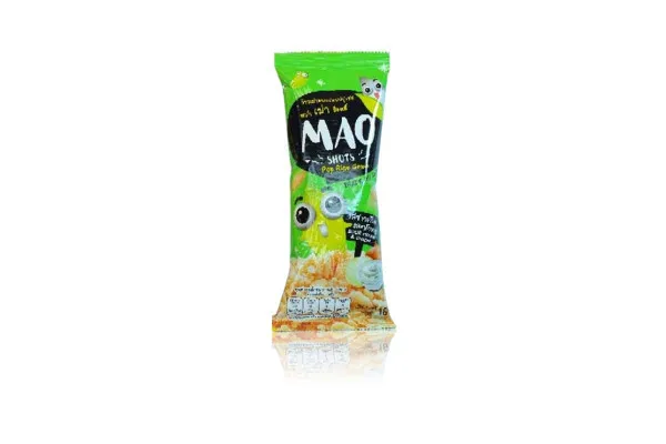 MAO Brand Pop Rice Grain , Sour Cream & Onion - 16 g