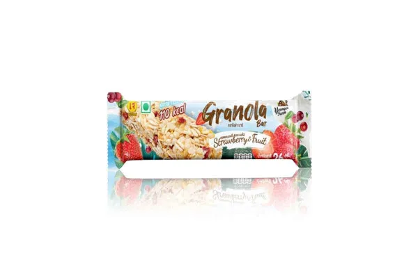 YOUNGER FARM Granola Bar, Strawberry Fruit - 26 g