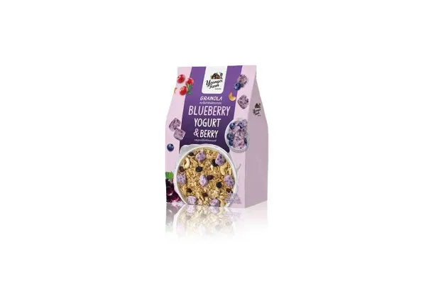 YOUNGER FARM Granola yogurt, Bluberry yogurt - 200 g