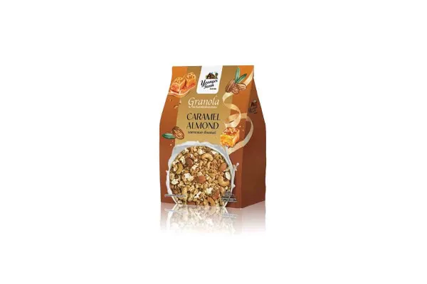 YOUNGER FARM Granola Afternoon Tea Series, Caramel Almond - 200 g