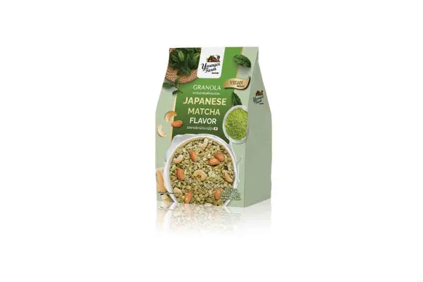 YOUNGER FARM Granola Afternoon Tea Series, Matcha - 225 g