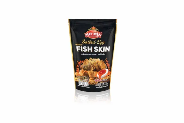 MO-MIN Crispy Fish Skin, Salted Egg - 25 g