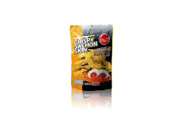 OYUA SNACK Crispy Salmon Skin, Salted Egg - 72 g
