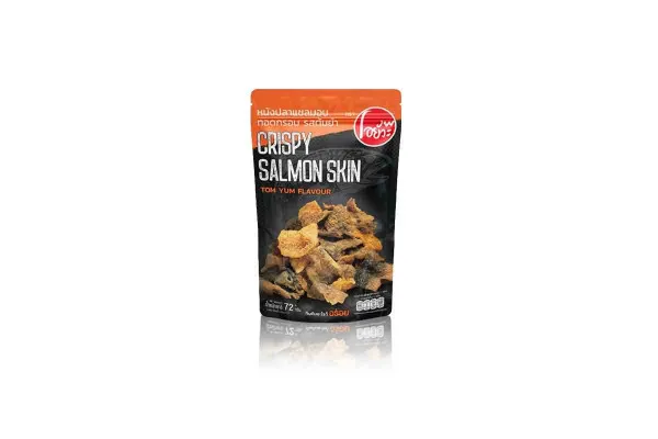 OYUA SNACK Crispy Salmon Skin, Tom Yum - 72 g