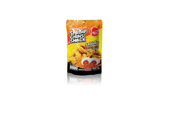 OYUA SNACK, Shrimp Chin Snack Salted Egg - 22 g